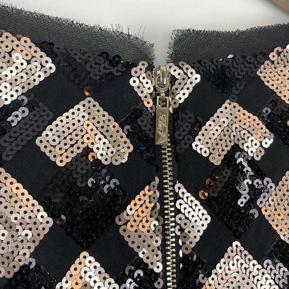 Eliza J Cap Sleeve Sequin Dress - Picture 9 of 11